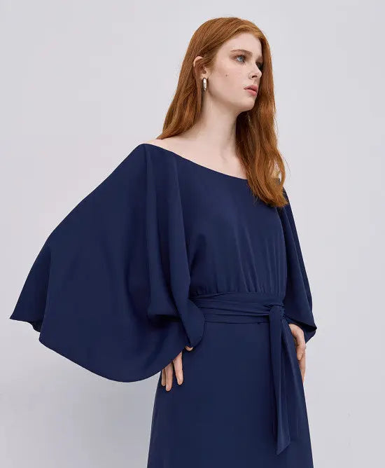 Access Fashion Abito lungo con scollo a barca mod. 3334 PE25 image 1