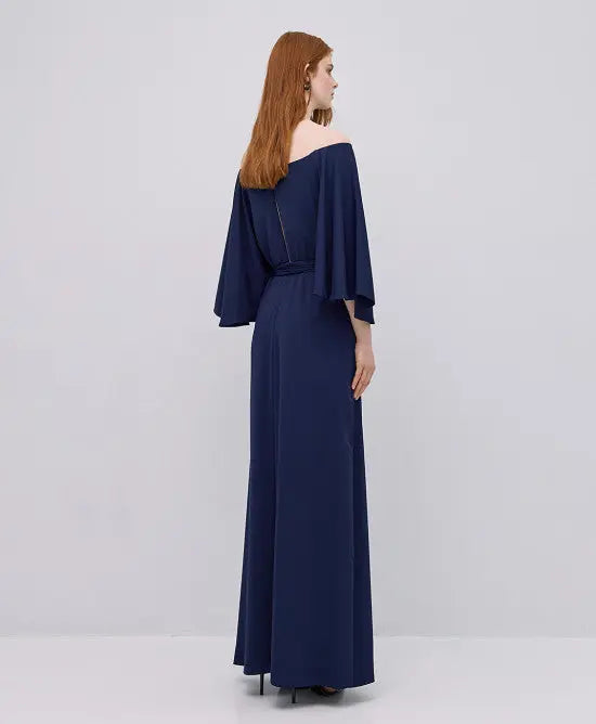 Access Fashion Abito lungo con scollo a barca mod. 3334 PE25 image 3