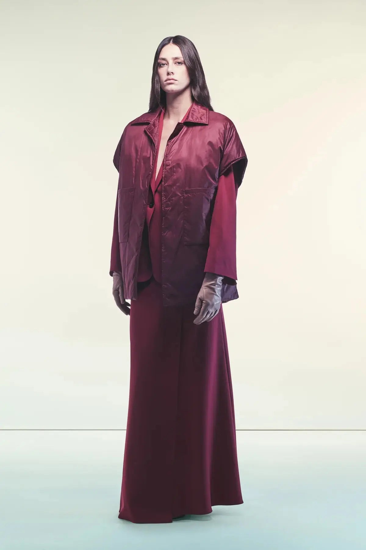 Liviana Conti Piumino smanicato Kumiko mod F5WW16 AI25 Liviana Conti