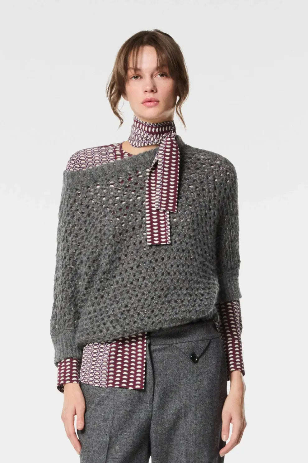 Nenette Maglia kimono punto rete Malfi AI25 Nenette