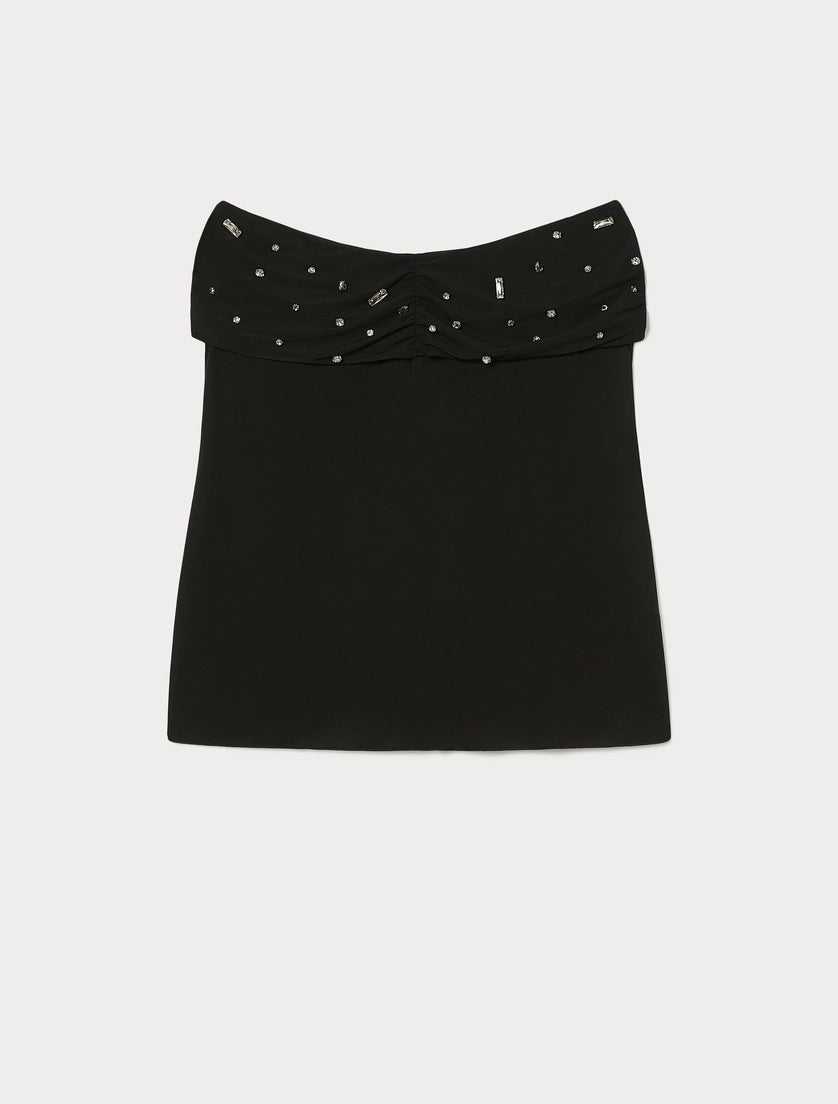 Persona by Marina Rinaldi T-shirt in jersey con ricami Pavia PE25 image 4