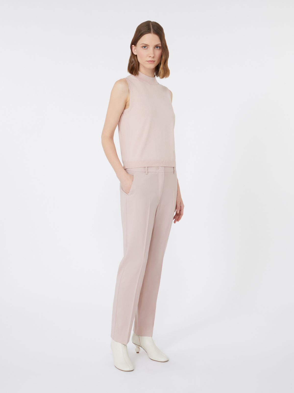 Weekend Max Mara Pantalone a sigaretta in tela di lana Canon AI25 image 0