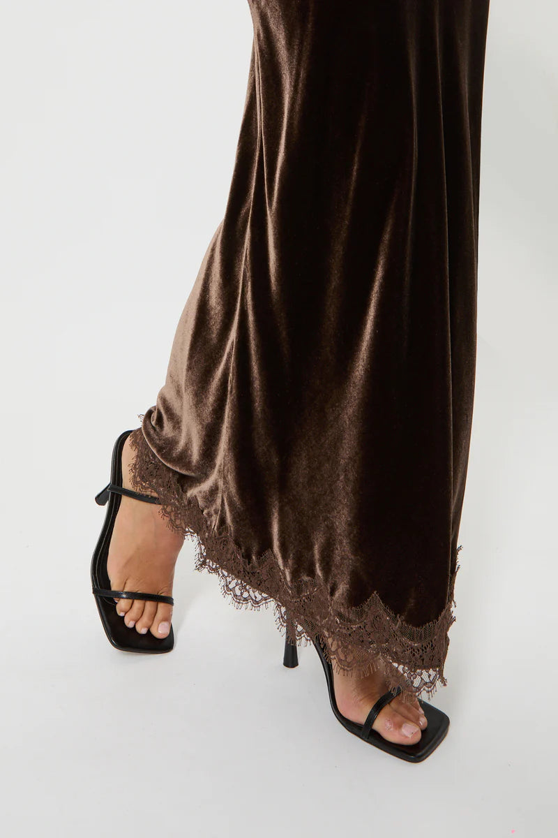 Pink Memories Gonna sirena con profilo in pizzo mod 11936 AI25