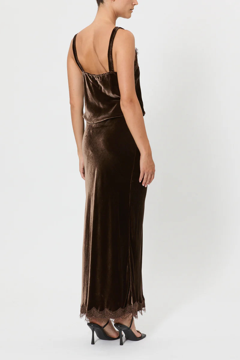 Pink Memories Gonna sirena con profilo in pizzo mod 11936 AI25