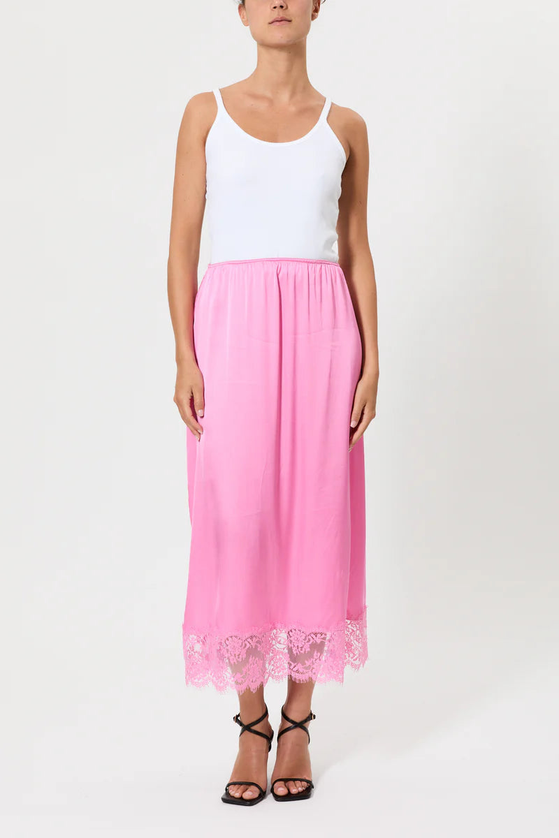 Pink Memories Gonna in raso con pizzo mod 12089/G PE26 Pink Memories