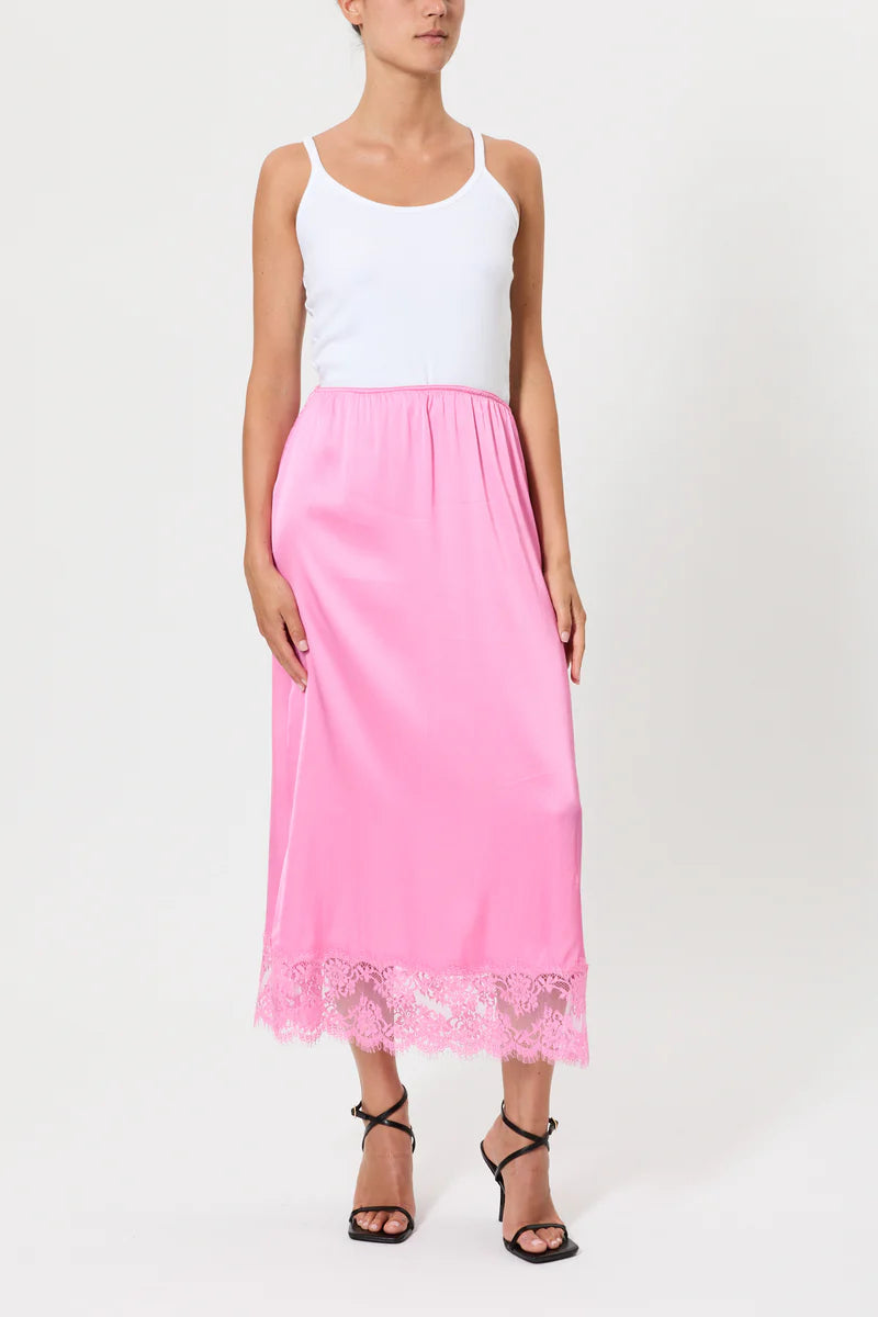 Pink Memories Gonna in raso con pizzo mod 12089/G PE26 Pink Memories