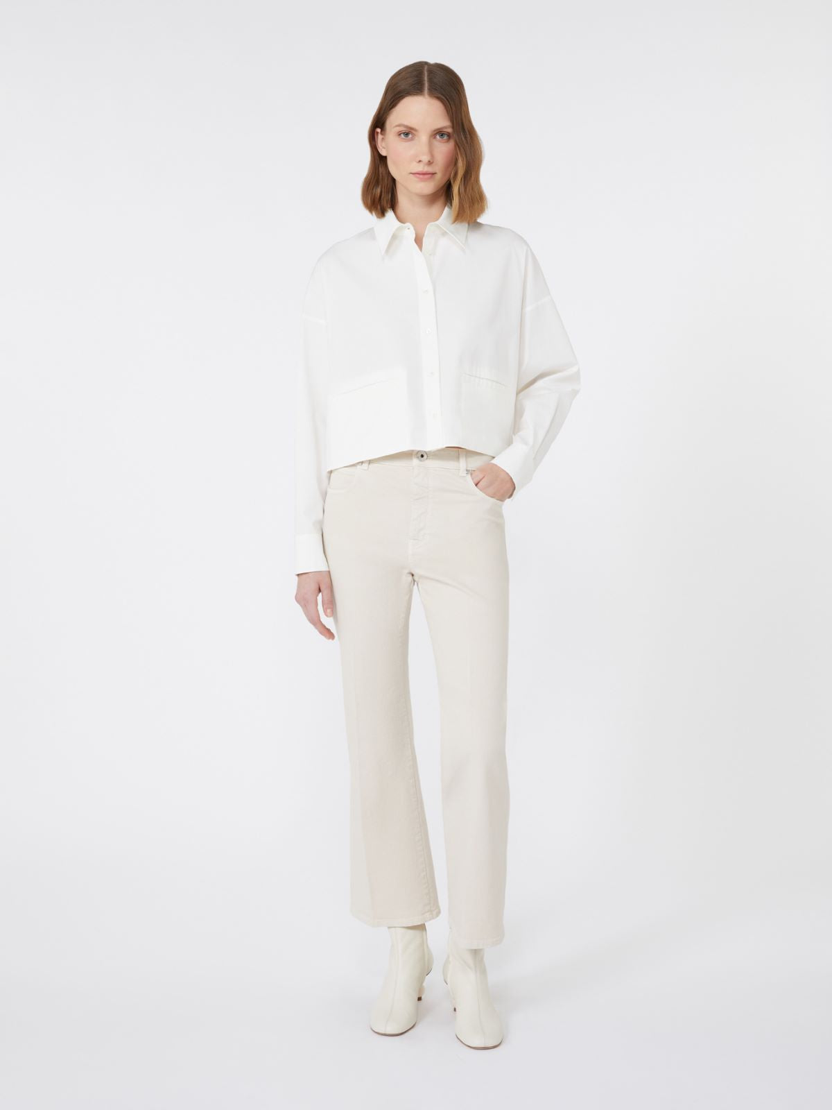 Weekend Max Mara Camicia boxy in cotone pesante Svago  AI25 image 0
