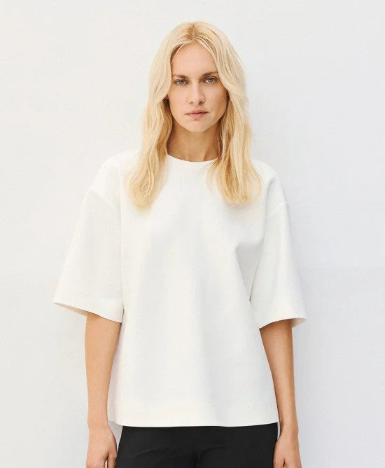 Access Fashion T-shirt manica corta con cerniera posteriore AI26 Access Fashion