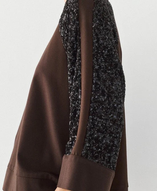 Access Fashion Blusa con maniche dettaglio paillettes mod 2153 AI26 Access Fashion