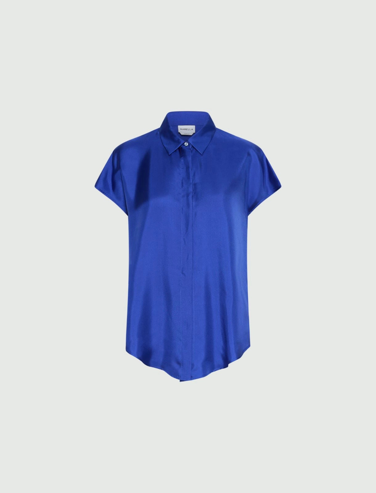 Marella Camicia smanicata in seta MLLEsploso PE26 Marella