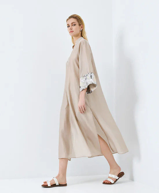 Access Fashion Abito lungo con dettagli di paillettes mod. 3303 PE26 Access Fashion