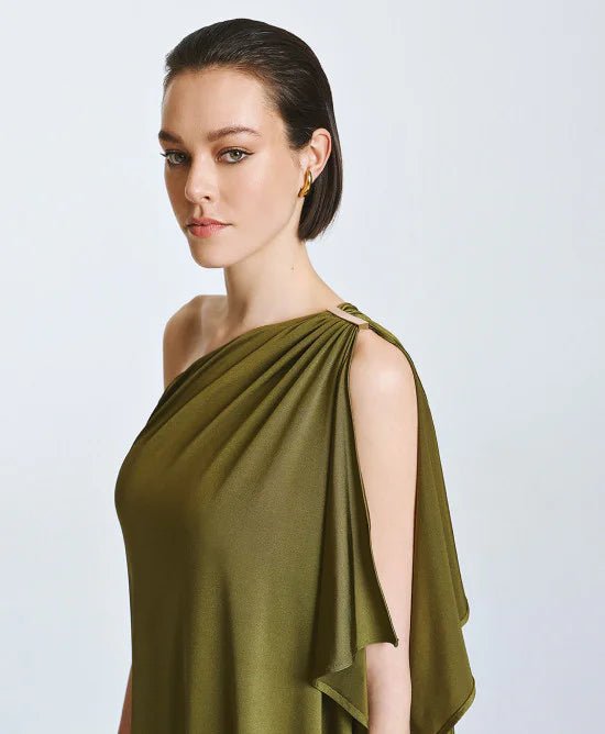 Access Fashion Abito monospalla con dettagli metallici PE26 Pink Memories