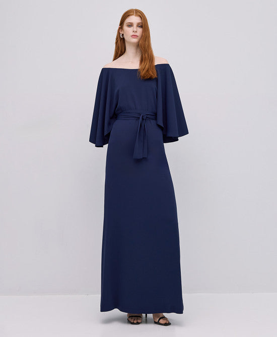 Access Fashion Abito lungo con scollo a barca mod. 3334 PE25 image 0