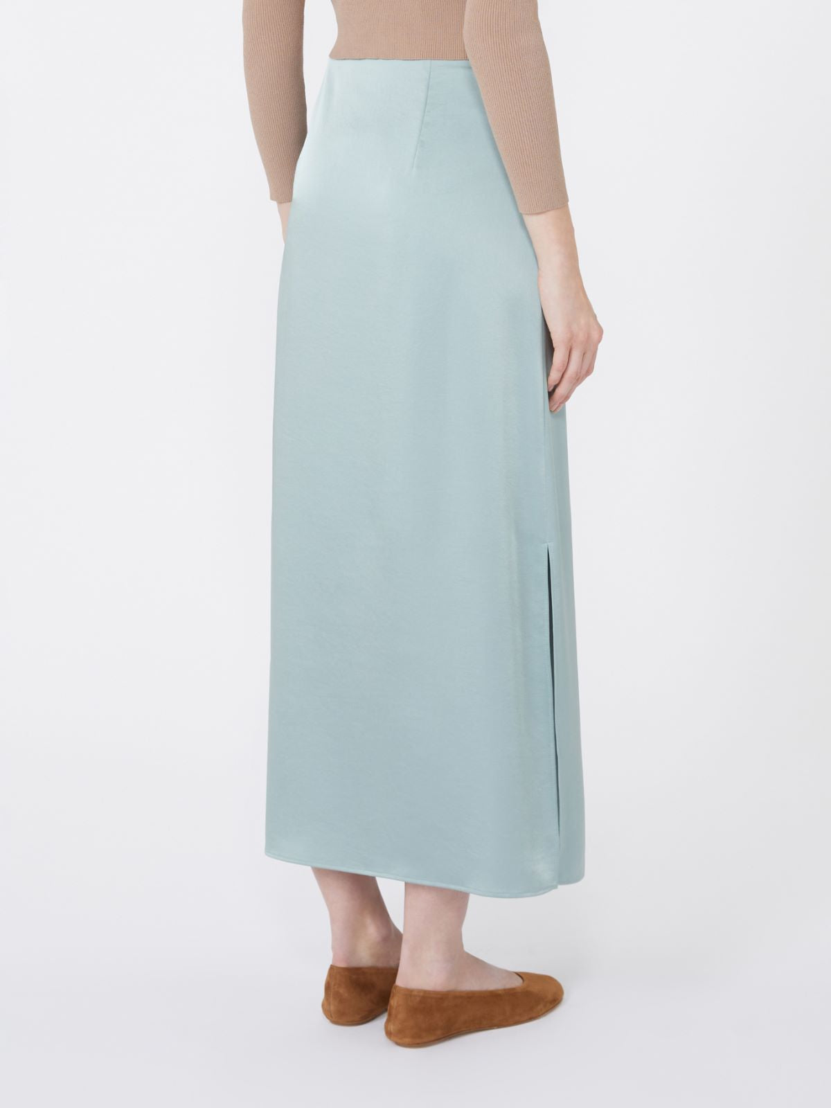 Weekend Max Mara Gonna longuette in raso Angelo AI25 image 6