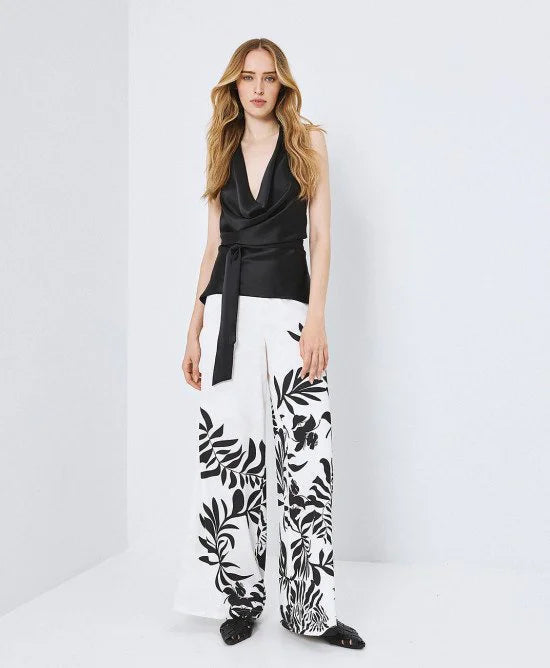 Access Fashion Pantalone palazzo in viscosa stampati mod 5006  PE26 Access Fashion