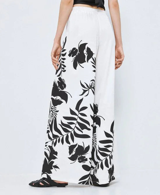 Access Fashion Pantalone palazzo in viscosa stampati mod 5006  PE26 Access Fashion
