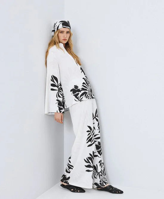 Access Fashion Pantalone palazzo in viscosa stampati mod 5006  PE26 Access Fashion