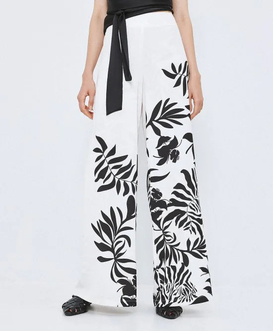 Access Fashion Pantalone palazzo in viscosa stampati mod 5006  PE26 Access Fashion