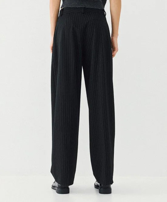 Access Fashion Pantaloni a gamba larga a righe con tasche laterali mod 5022 AI26 Access Fashion