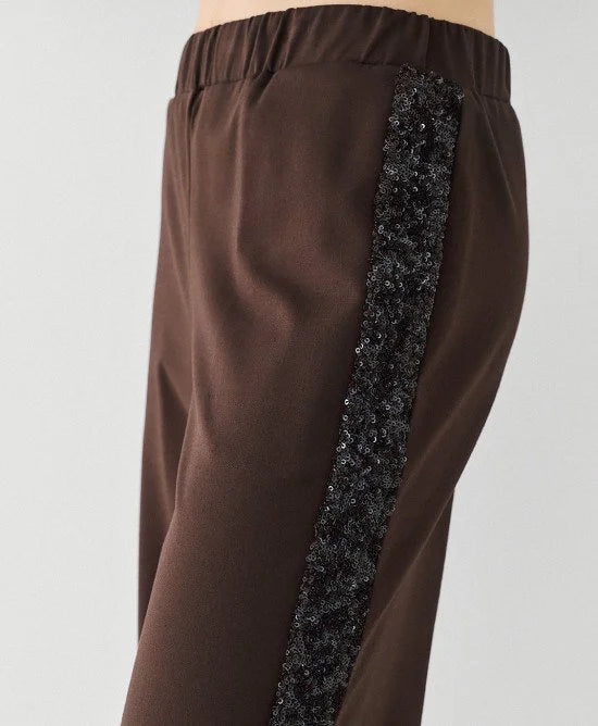 Access Fashion Pantaloni con ddettagli in paillettes mod 5077 AI26 Access Fashion