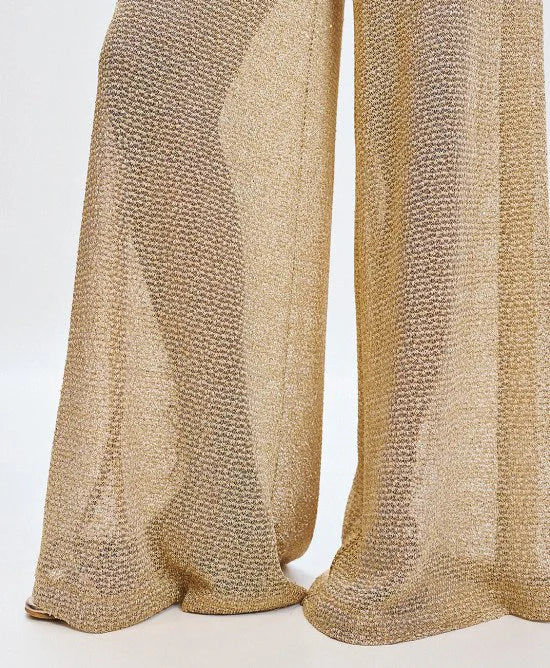 Access Fashion Pantalone in maglia con paillettes mod. 5112 PE26 Access Fashion