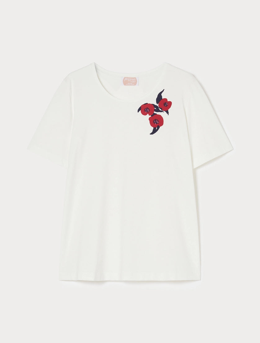 Persona by Marina Rinaldi Tshirt in jersey stampato Kipur PE25 image 2