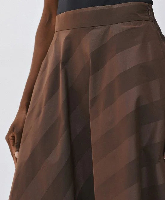 Access Fashion Gonna a righe in taffetà mod 6003 AI26 Access Fashion