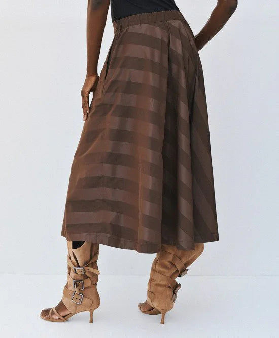 Access Fashion Gonna a righe in taffetà mod 6003 AI26 Access Fashion
