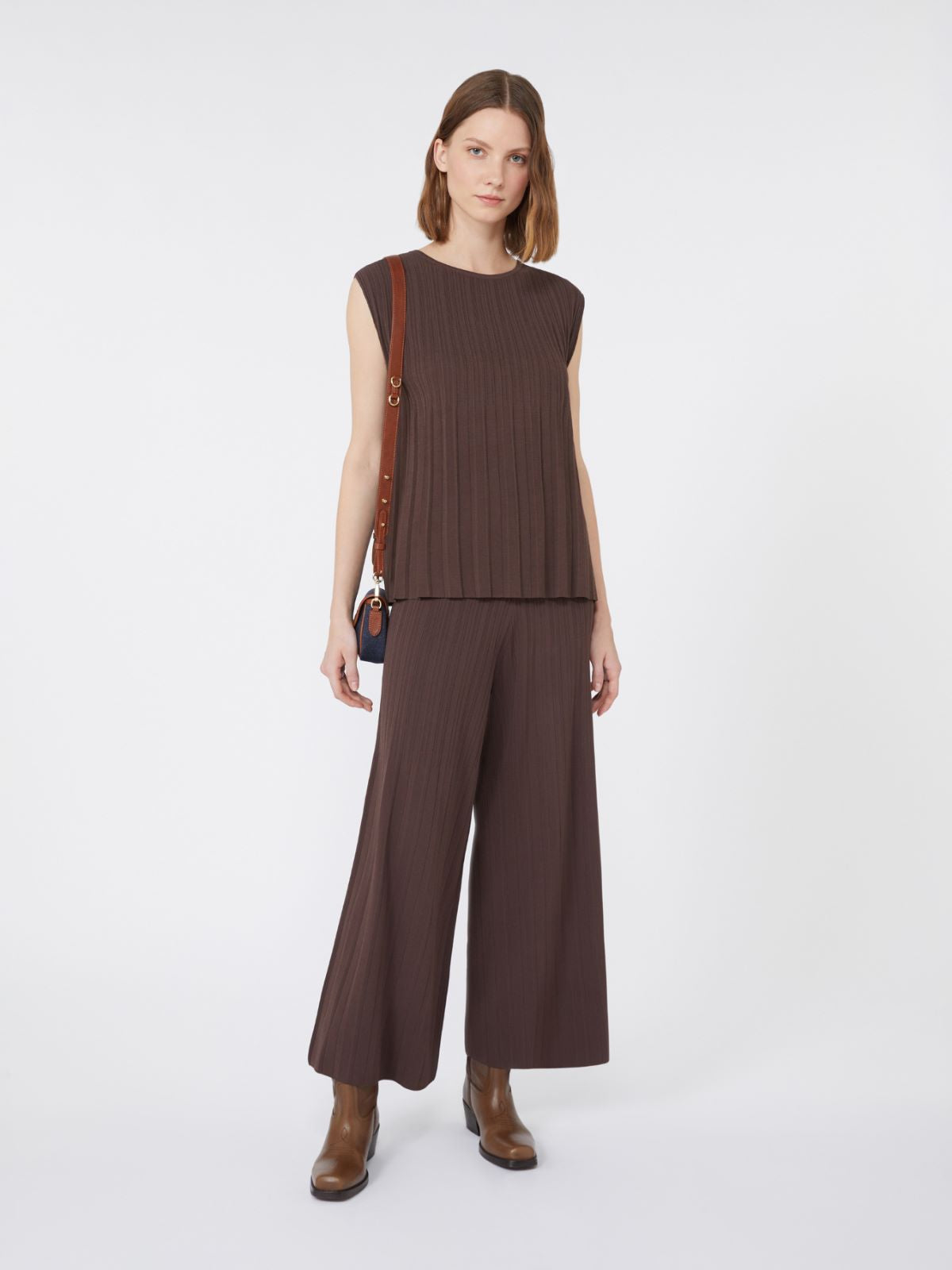 Weekend Max Mara Pantalone in filato di viscosa Superbo  AI25 image 0
