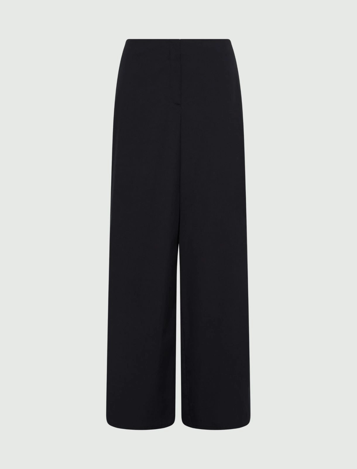 Marella Pantalone wide leg in popeline di cotone Menta PE25 image 4