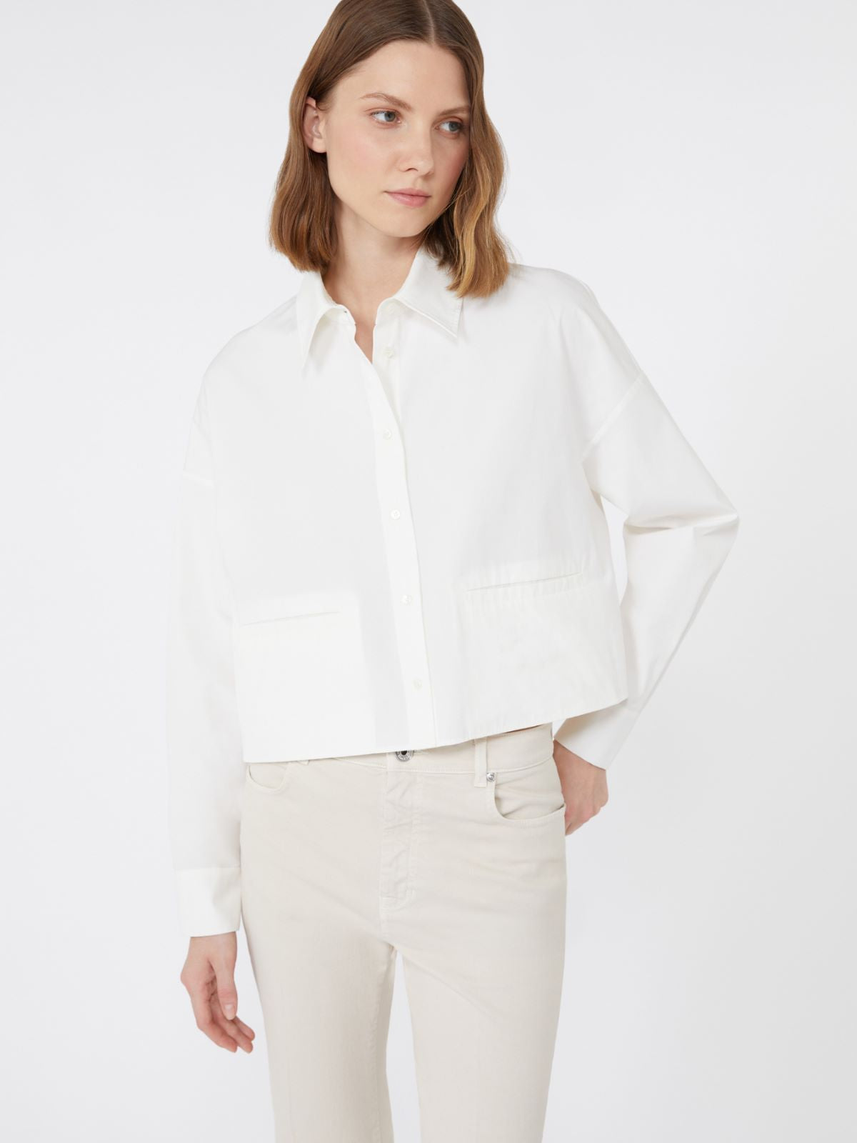 Weekend Max Mara Camicia boxy in cotone pesante Svago  AI25 image 2