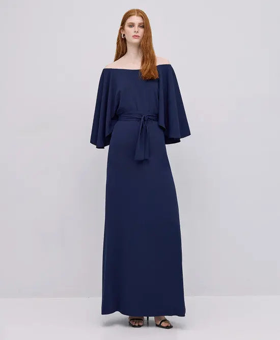 Access Fashion Abito lungo con scollo a barca mod. 3334 PE25 image 0