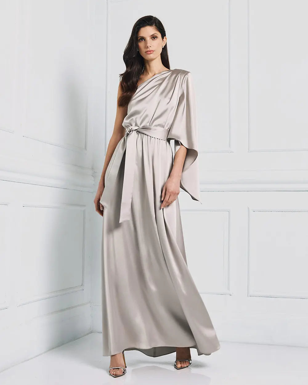 Access Fashion Abito monospalla in raso mod. 3308 PE25 image 0