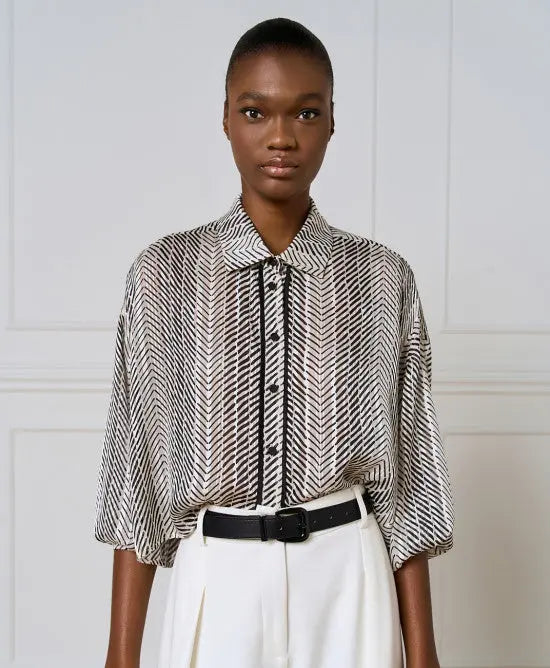 Access Fashion Camicia stampata boxy modd 7042  AI25 Access Fashion