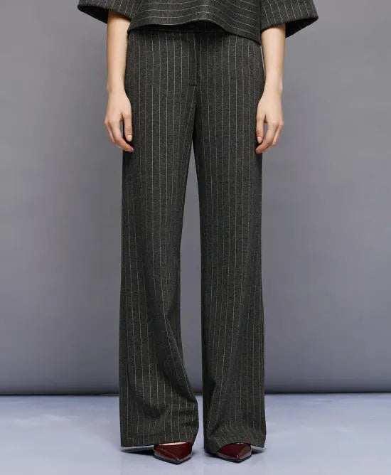 Access Fashion Pantaloni a righe gamba larga  AI25 Access Fashion