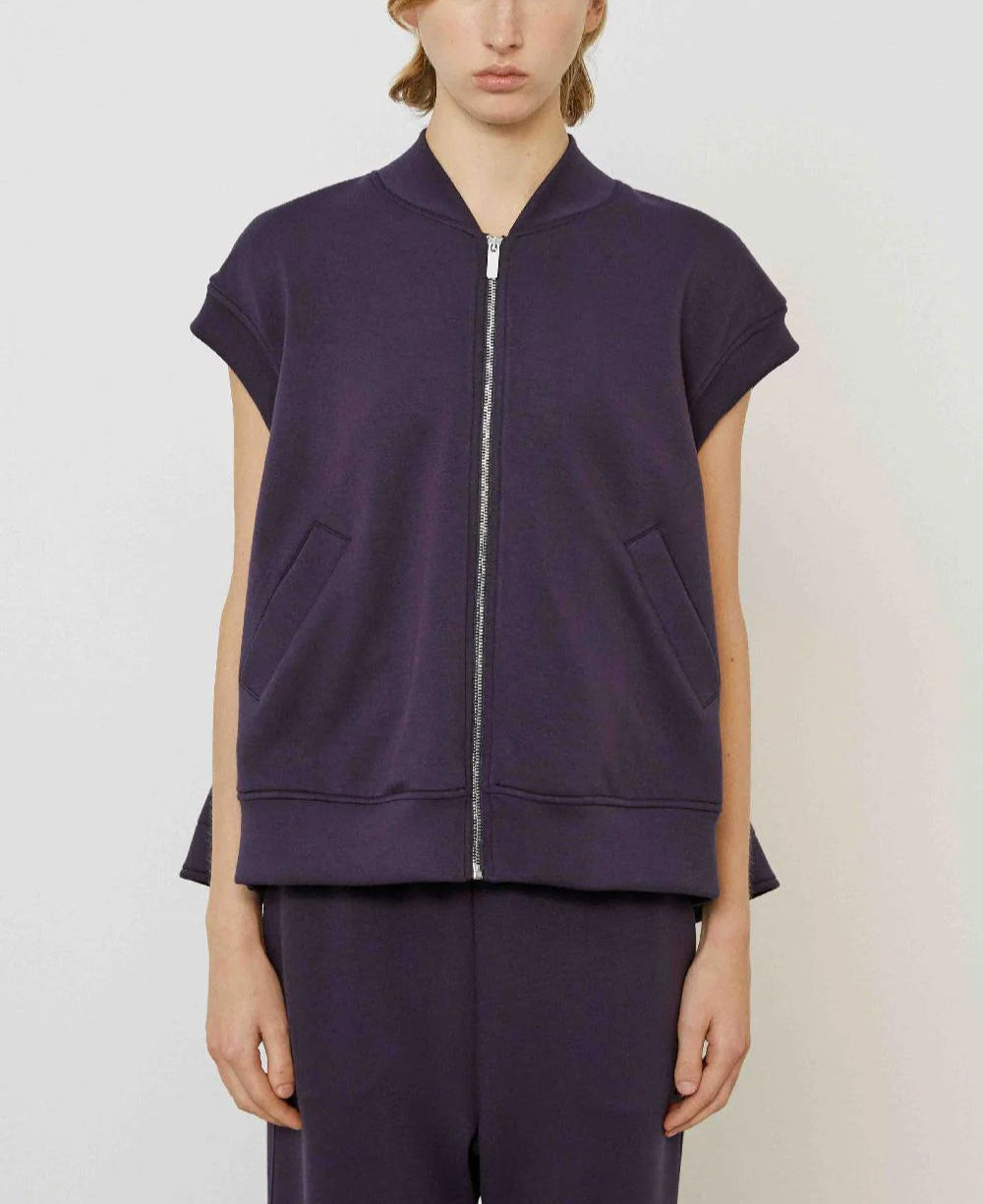 Meimeij Gilet con tasche a filetto e piega nel centro D07 AI25