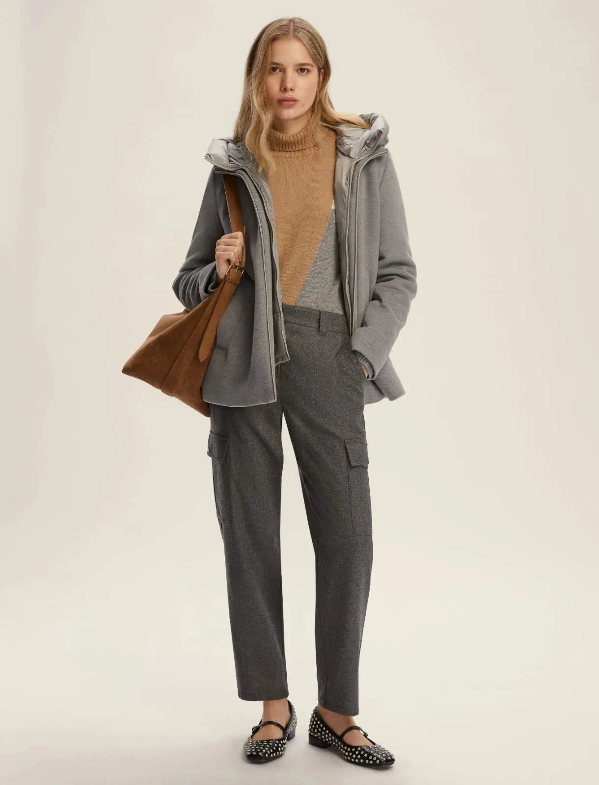 Emme Marella Giaccone imbottito in panno soft Sorriso AI25 Emme Marella