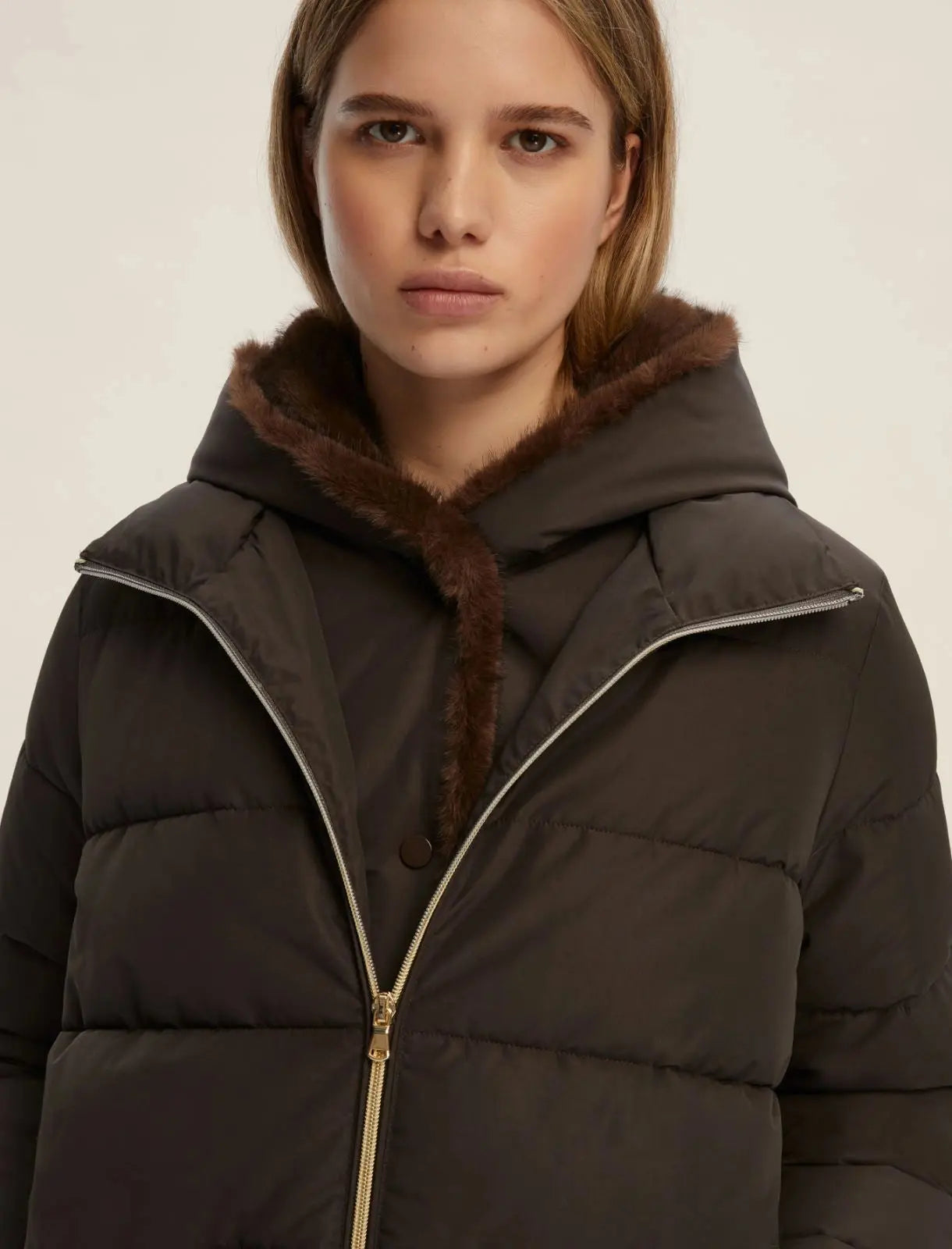 Emme Marella Piumino corto in taffetà Retore AI25 Emme Marella