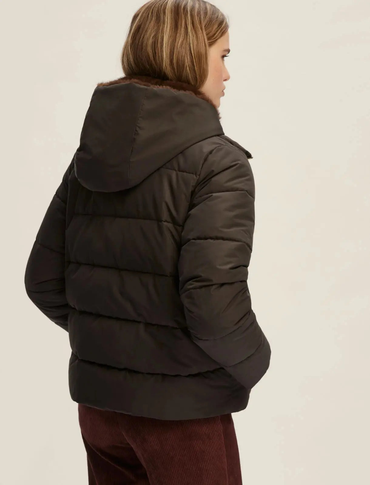 Emme Marella Piumino corto in taffetà Retore AI25 Emme Marella