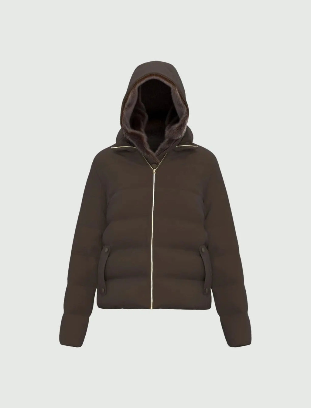 Emme Marella Piumino corto in taffetà Retore AI25 Emme Marella