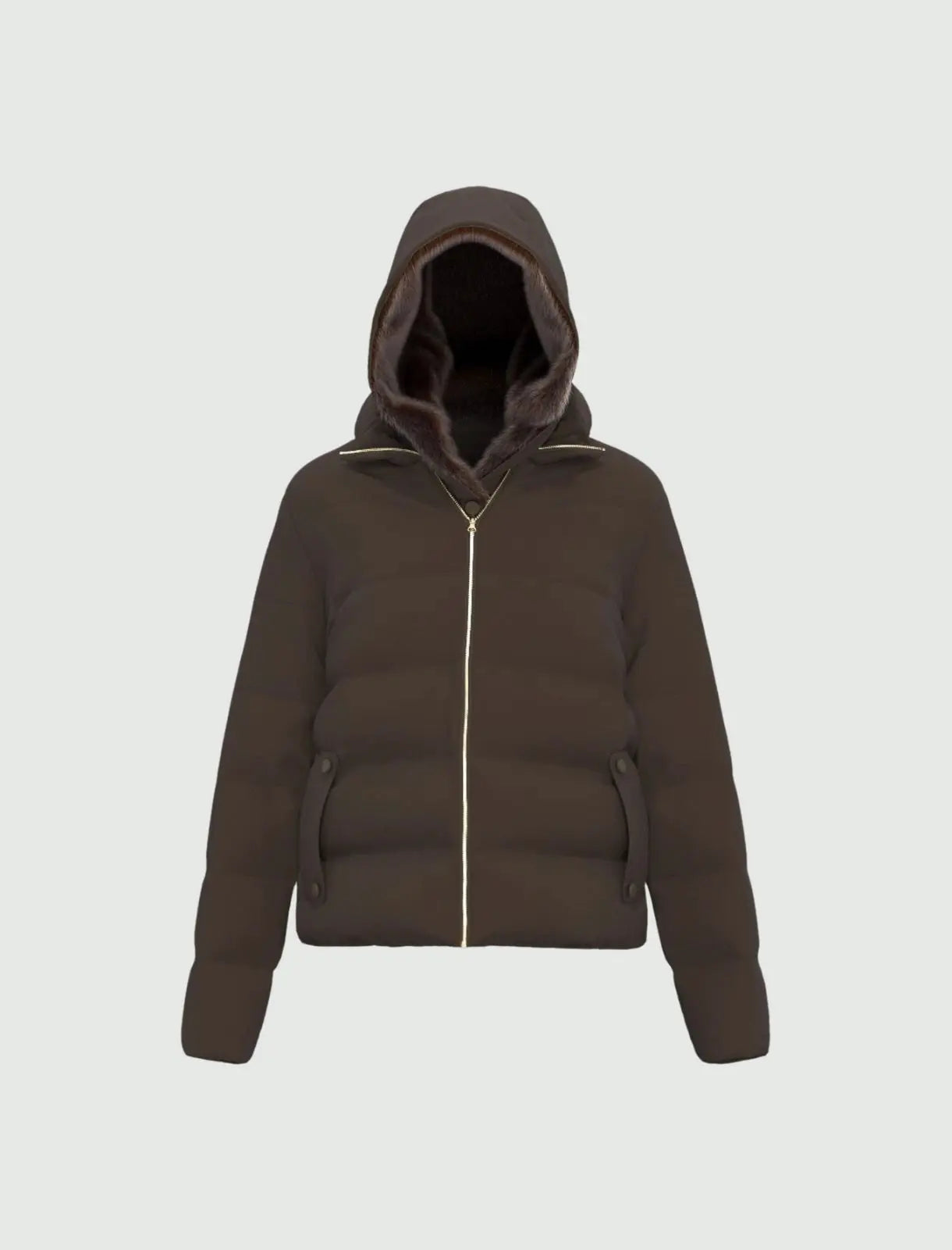 Emme Marella Piumino corto in taffetà Retore AI25 Emme Marella