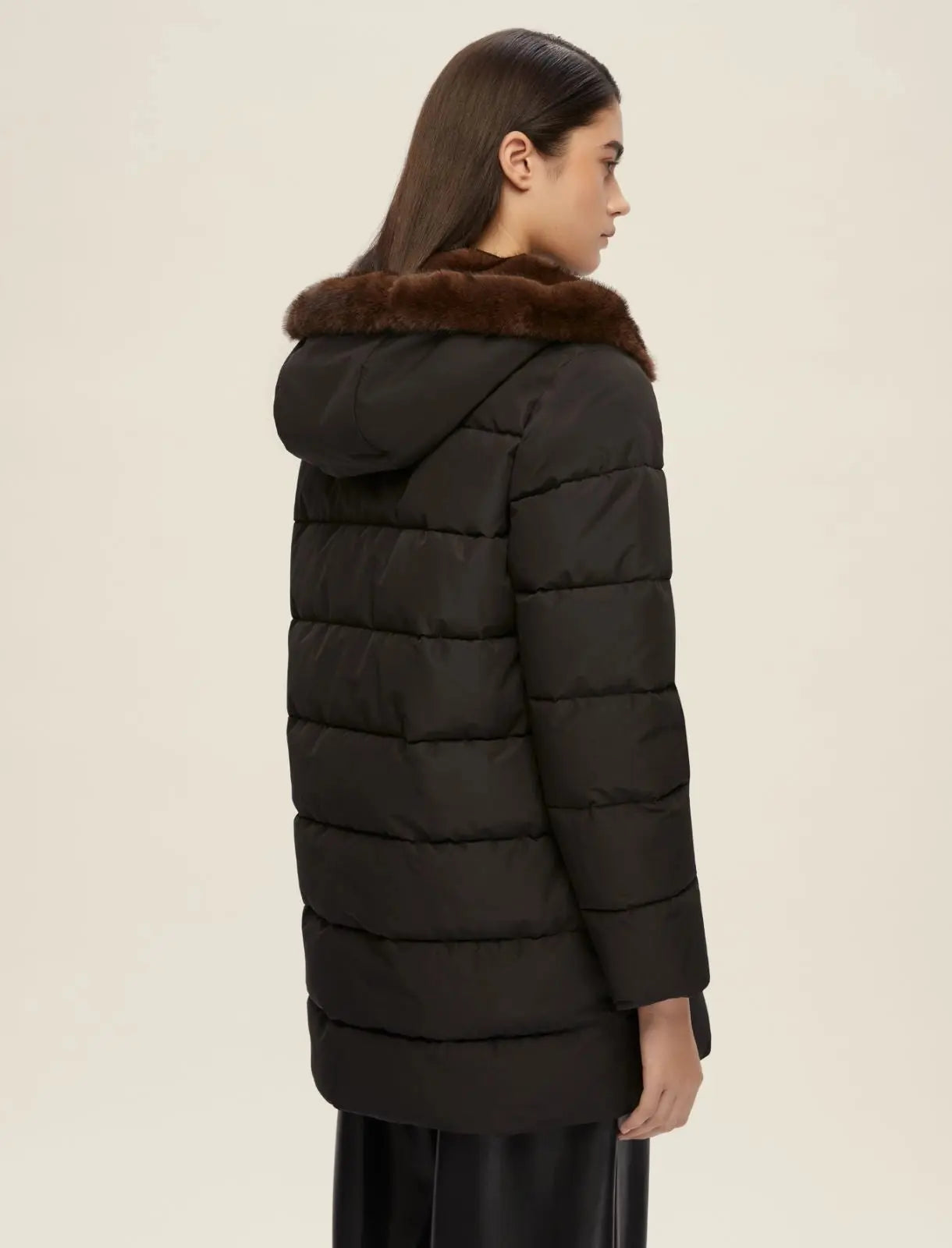 Emme Marella Piumino lungo in taffetà Gebel AI25 Emme Marella