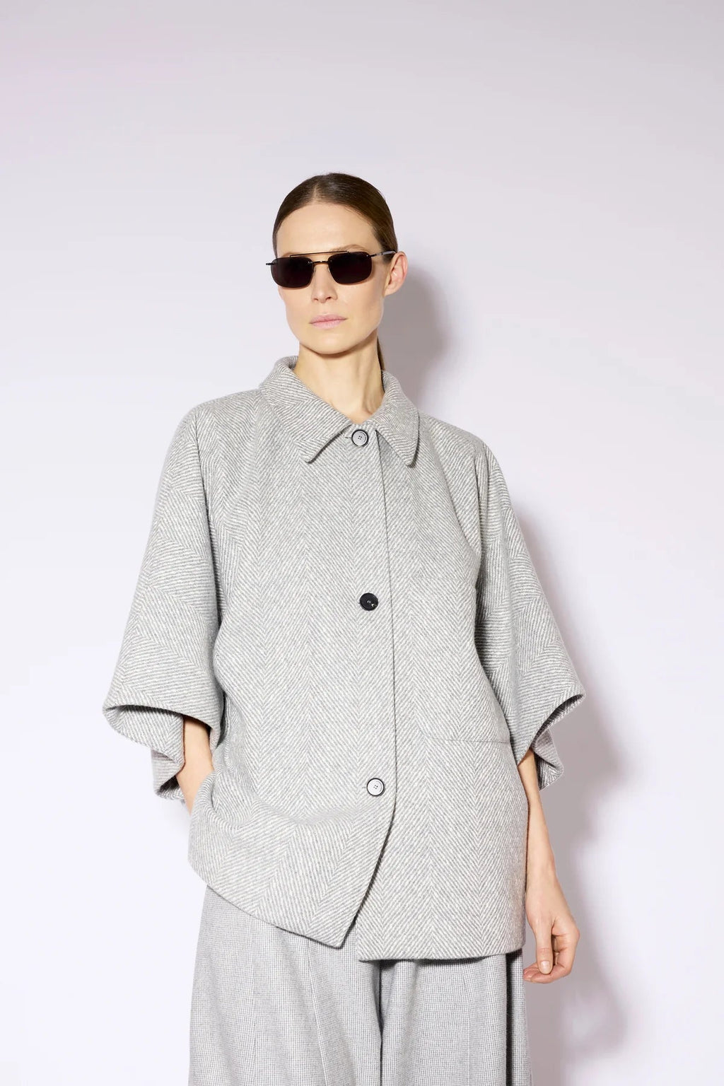 Liviana Conti Giacca Marcel in misto cashmere F6WL24 AI26 Liviana Conti