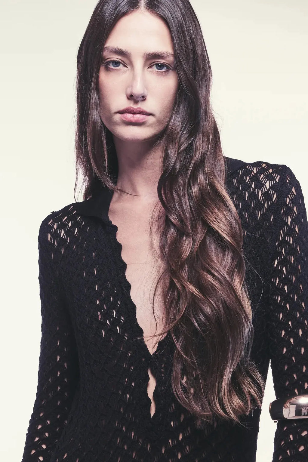 Liviana Conti  Abito Naomi traforato in lana mod. F5WA37 AI25 Liviana Conti