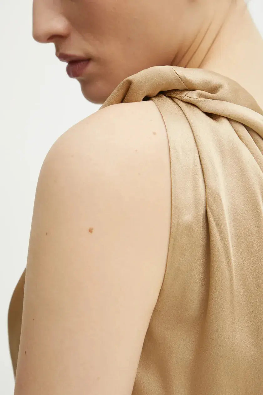 Liviana Conti Blusa nodo spalla mod. F5SS68 PE25 image 3