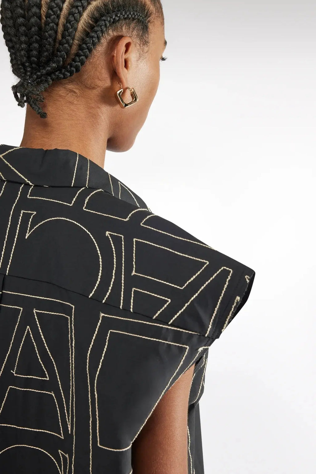 Liviana Conti Camicia in popeline di cotone ricamo logo mod. F5SK83 PE25 image 1