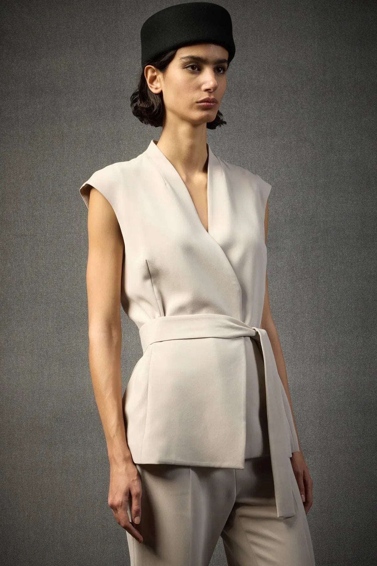 Liviana Conti  Gilet in drap pesante mod. L5WT10 AI25 Liviana Conti