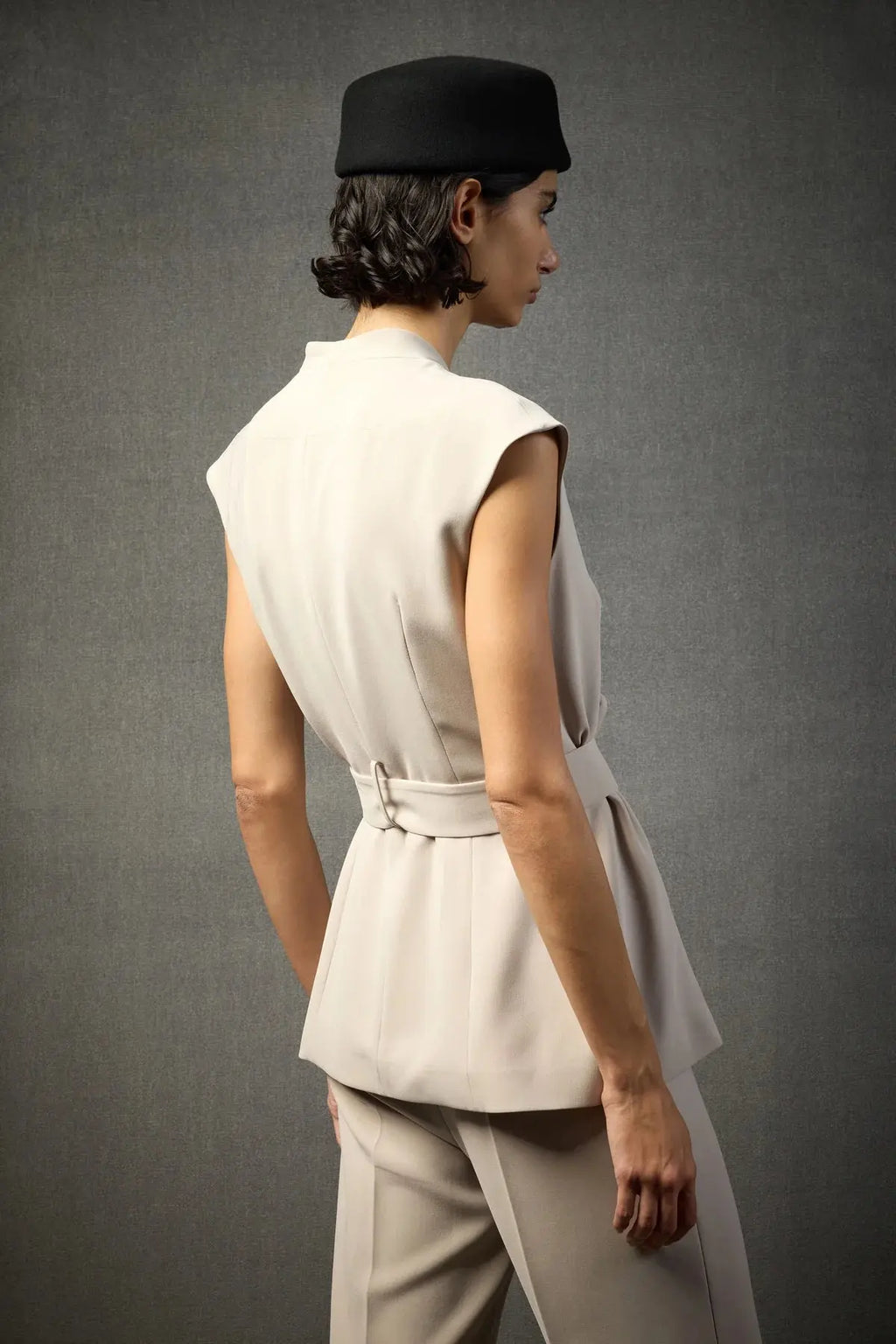 Liviana Conti  Gilet in drap pesante mod. L5WT10 AI25 Liviana Conti