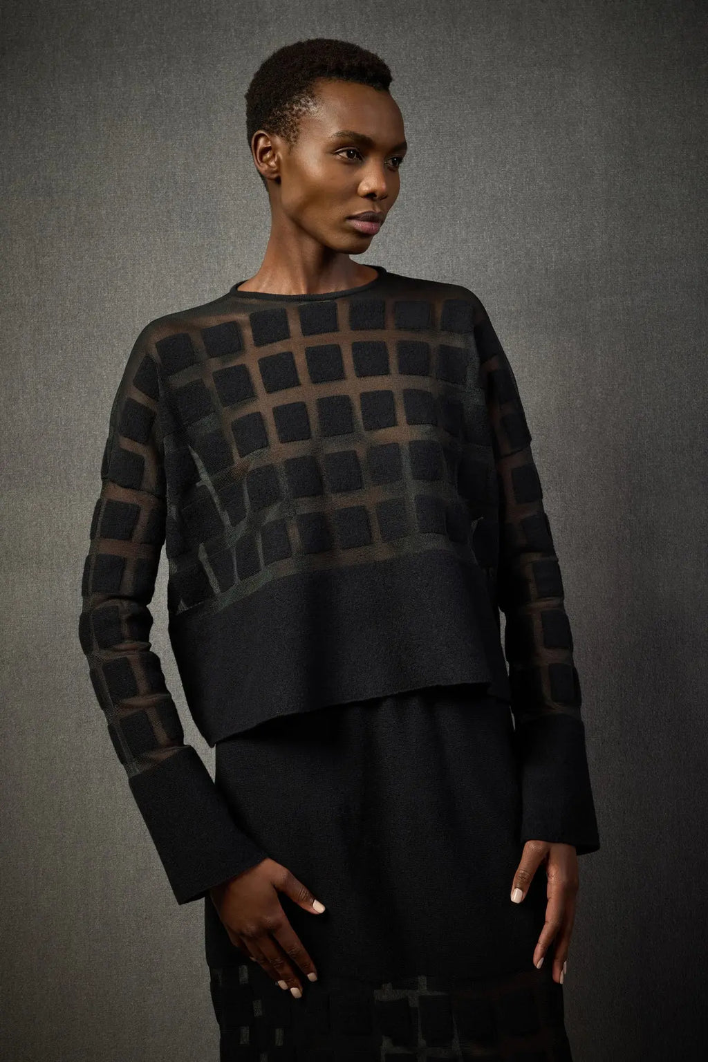 Liviana Conti Maglia Ashton con dettagli trasparenti mod L5WA79 AI25 Liviana Conti