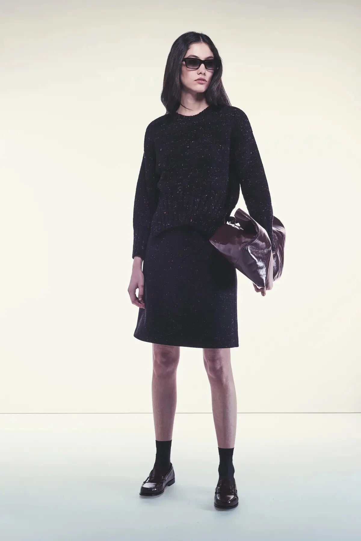 Liviana Conti  Maglia Gemma girocollo in cashmere mod F5WG63 AI25 Liviana Conti